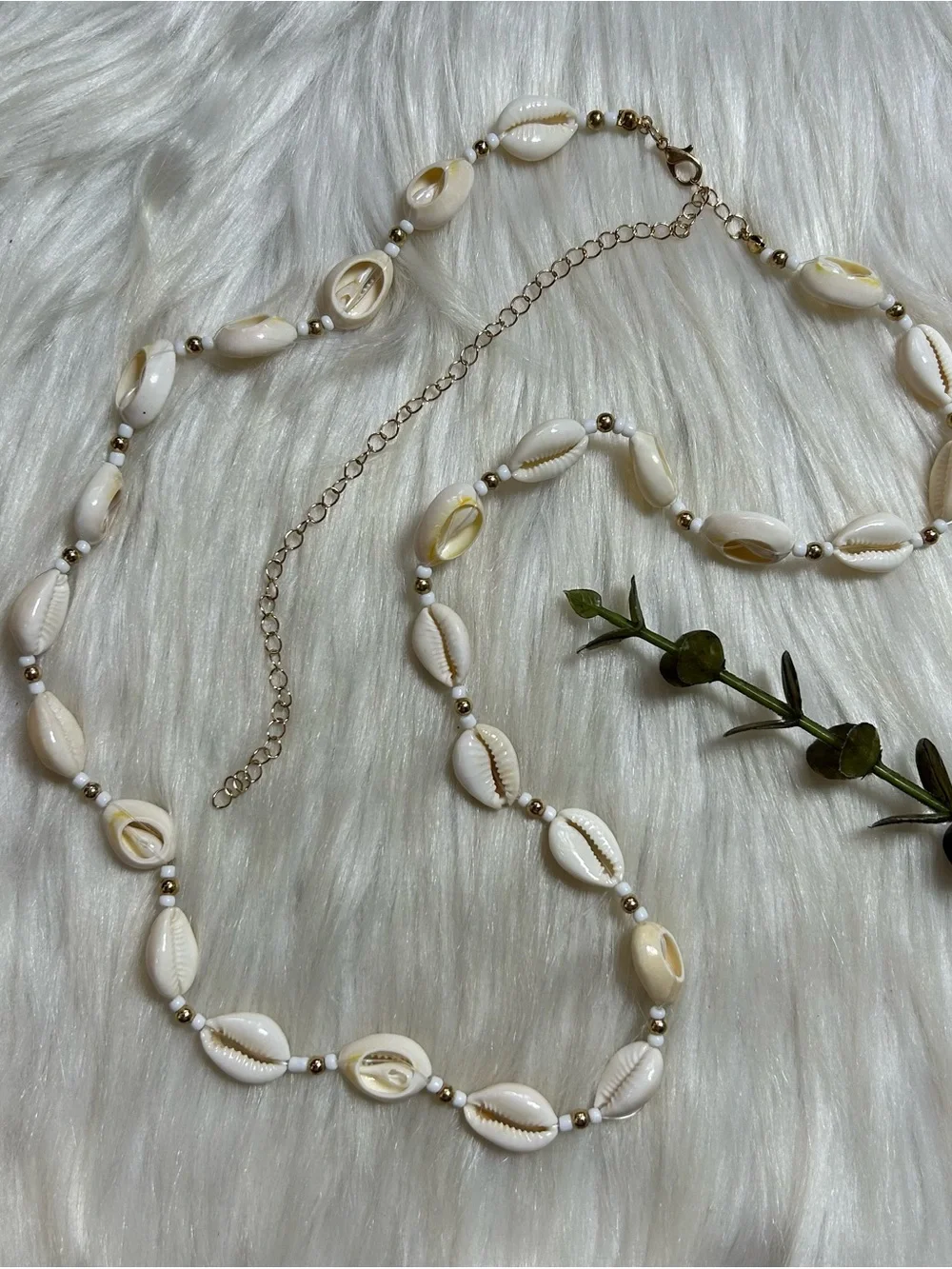 Cowrie Bead Necklace